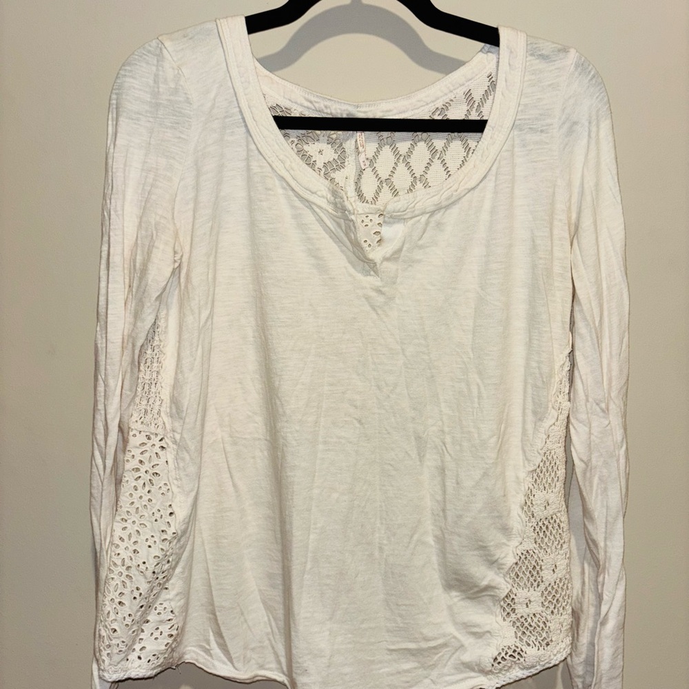 Free People Cream Longsleeve